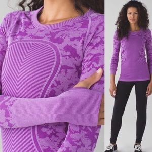Lululemon purple swiftly tech long sleeve